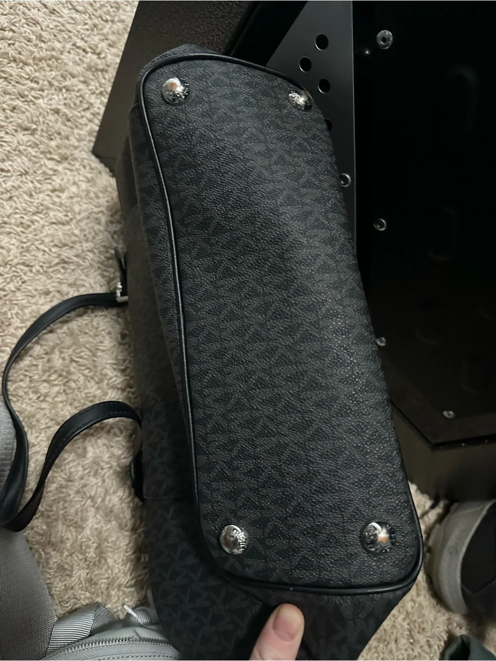 Michael Kors Black Monogram Tote